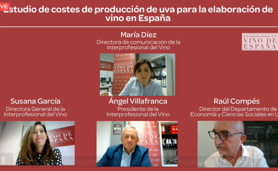 La Interprofesional del Vino en España presenta su “Estudio de costes de producción de uva para la elaboración de vino en España”
