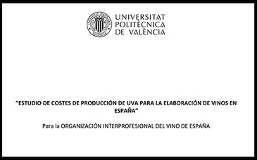 OIVE presenta primera fase del “Estudio de costes de producción de uva para la elaboración de vino en España”