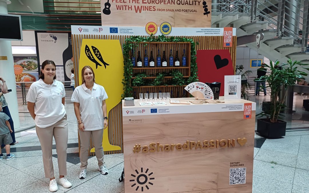 Los turistas descubren la diversidad de los vinos de España en su llegada a aeropuertos y museos